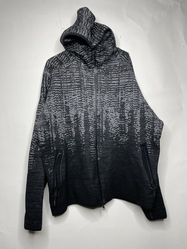 Adidas ZNE Pulse Knit Hoodie in Schwarz Herren Gr. XL Full Zip