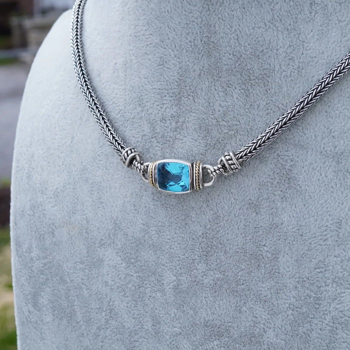 Effy blue topaz necklace deals