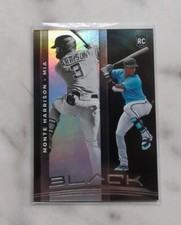 Monte Harrison 2021 Panini Chronicles Black Baseball RC ROOKIE No. 3