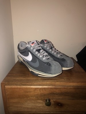 NIKE X SACAL ZOOM CORTEX SP IRON GREY WHITE MENS NEW SIZE 14 DQ0581-001