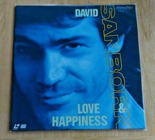 NTSC LASERDISC - David Sanborn: Love  Happiness 1986 VAL-3816 c/w Insert