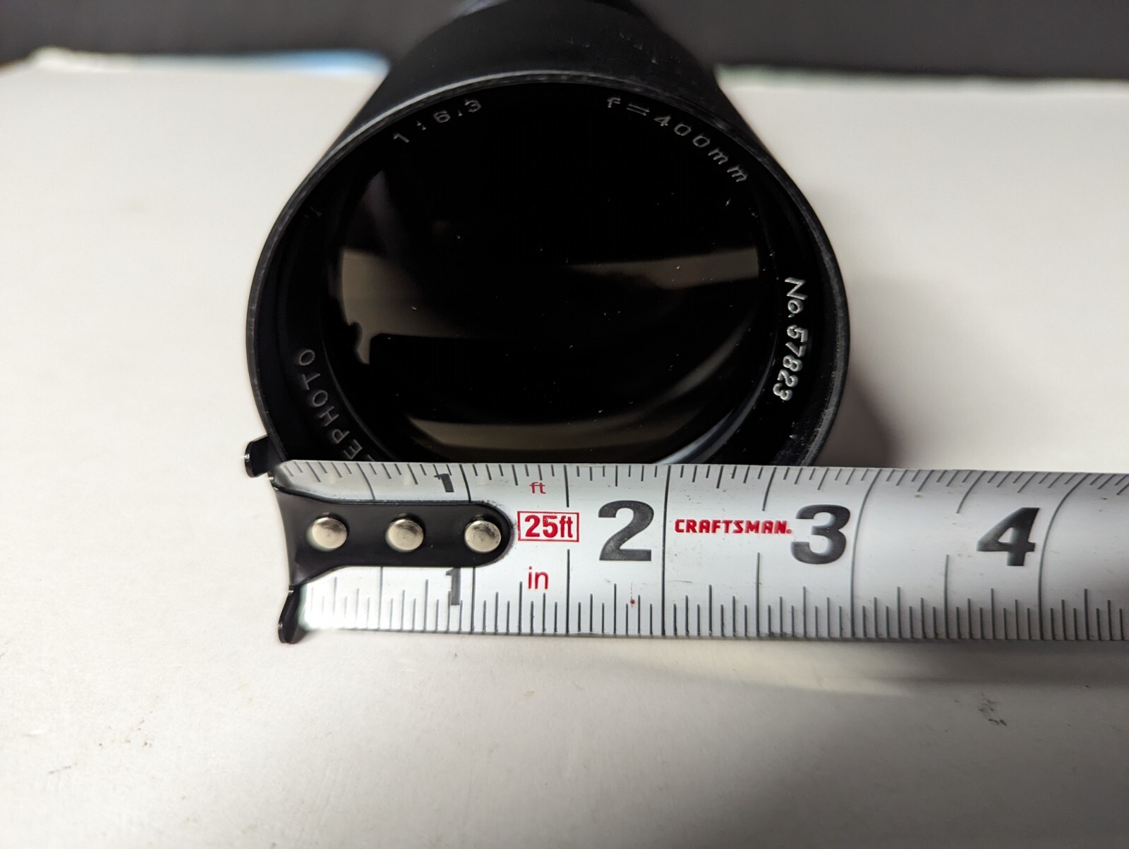 Spiratone Telephoto 1:6.3 F=400mm 14"Inch Manual Focus Lens With Case