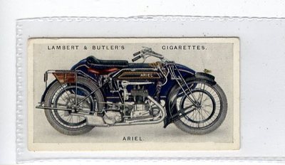 (Jd6071) LAMBERT & BUTLER,MOTORRÄDER,ARIEL,1923,#4