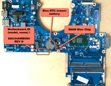 Bios for HP Pavilion 15-au series New Chip For Motherbard: DAG34AMB6D0 REV D  