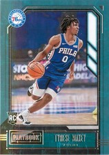 Tyrese Maxey RC 2020-21 Chronicles Basketball Playbook Rookie Card #168 76ers