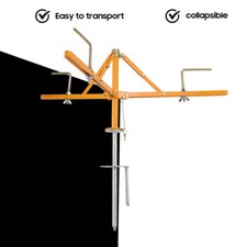 Spinning Jenny Wire Dispenser Collapsible Fencing Rope Cattle Dereeler Cable