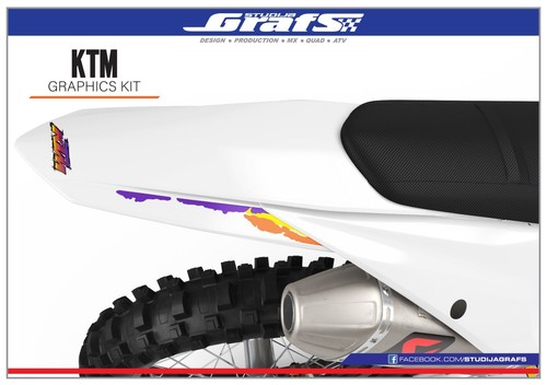2011 2012 SXF SX-F 250 350 450 Graphics Kit for KTM 4-Stroke Decals Sticker - Picture 4 of 6