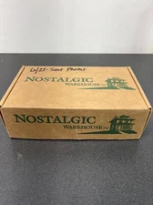 Nostalgic Warehouse Vintage Black Porcelain Privacy Door Knob Set