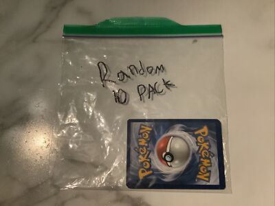 10 Pack Random Pokemon Cards