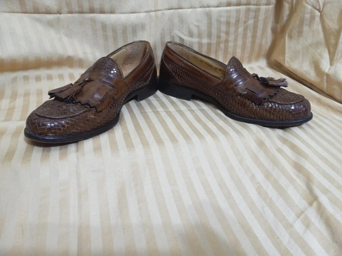 Johnston & Murphy Domani Brown‎ Loafer Slip On Shoes Men\'s Size 8M Made in Italy Johnston & Murphy Domani Made in Italy Brown | Mercari main image 2