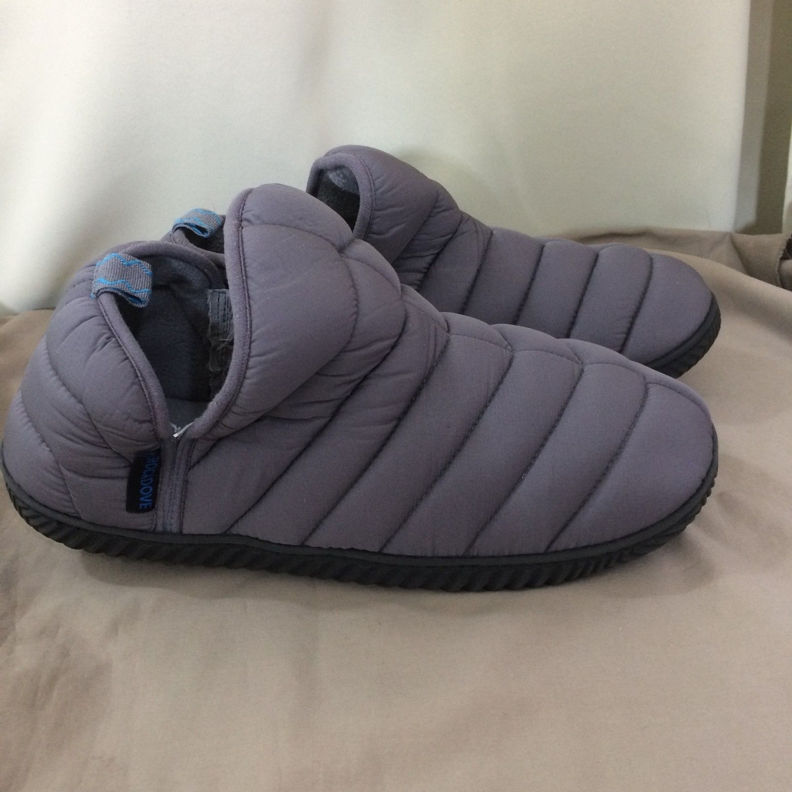 SAOLA RockDove Alpinz Puffer Bootie Ciabatta Grigio Donna 10 Suola Esterno Accogliente Comfort