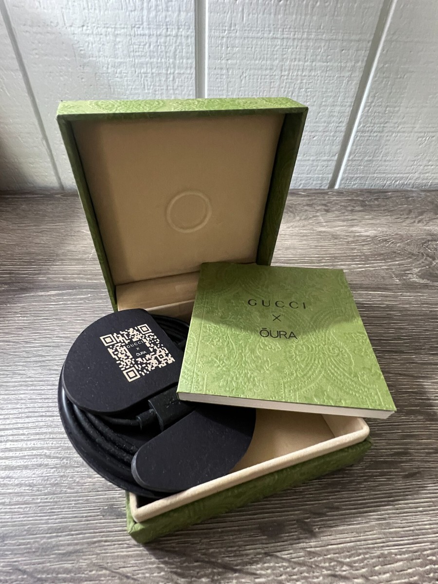 Gucci x Oura Ring Black and Gold Health Tracker Size 12 | eBay