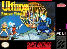 Ultima Runes of Virtue II FRIDGE MAGNET SNES Super Nintendo Video Game Box