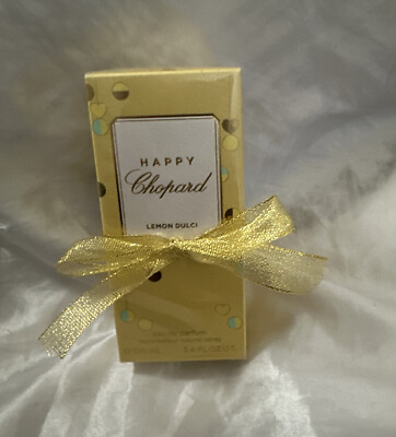 HAPPY CHOPARD ITALIAN LEMON DULCI EAU DE PERFUME 3.4 FL. OZ  + BEAUTY GIFTS