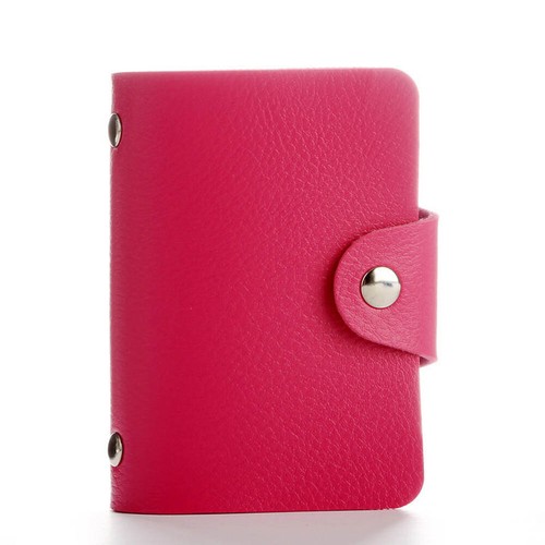 PU Leather Slim ID Credit Card Holder Pocket Case Purse Wallet 24 Business Card~ - Picture 24 of 28
