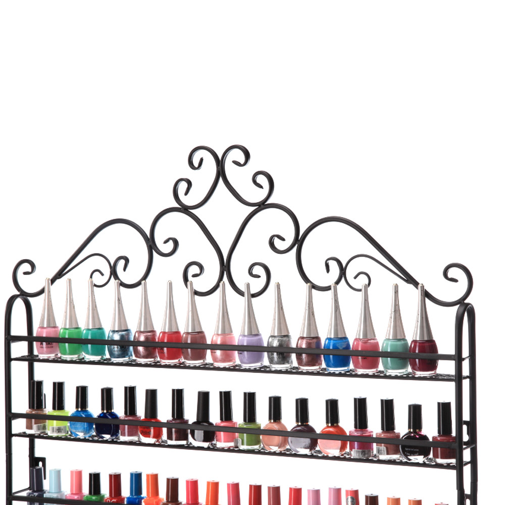 6-Tier Nail Polish Wall Mount Rack Heart Design stand Organizer Display ...