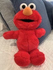 Vintage Talking Tickle Me Elmo Doll Plush 17 Giggles, Talks, Works 1995
