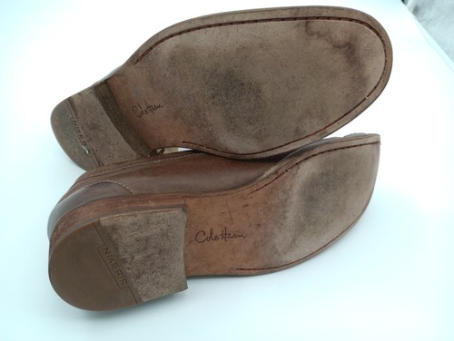 Cole Haan Kiltie Tassel Loafers Mens 10.5 Brown Leather - Picture 7 of 10