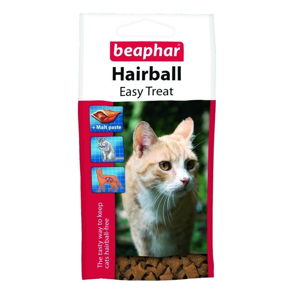 BEAPHAR CAT HAIRBALL EASY TREAT cat kittens long hair breeds 35g Pack