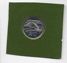 Zimbabwe 20 Cents 1980 K4 Birchenough Bridge Royal Mint United Kingdom From Set