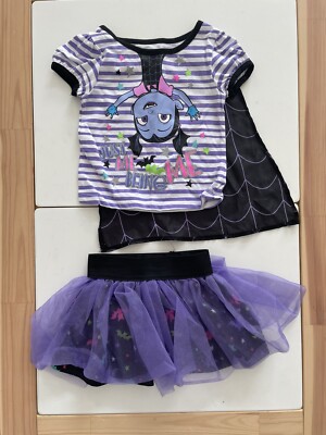 Disney Vampirina Girl Toddler Baby Dress Outfit Piece Halloween