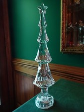 16.5" ACRYLIC LIGHTED CHRISTMAS TREE WITH STAR, 3 AAA BATTERIES, ON/OFF
