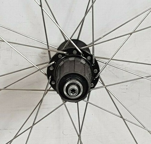 Rear 700c (622x13) 28 Spoke Sports Trekking Bike Wheel 8 9 10 Speed Cassette - Picture 2 of 3
