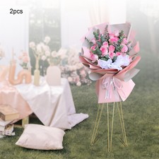 2pcs Flower Plant Stand Display 3.4ft Tall Flower Pot Holder Rack For Decor USA