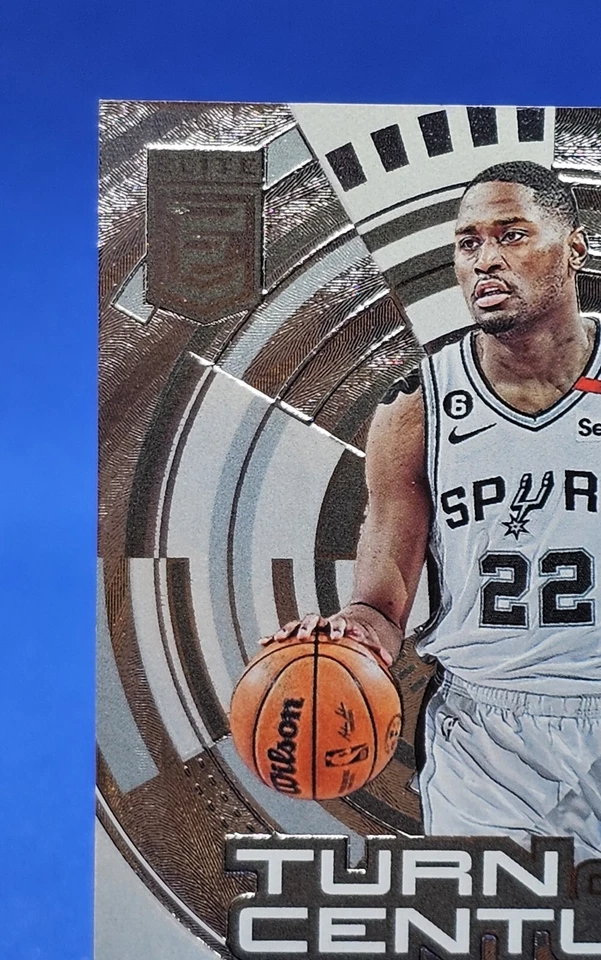 🔥2023-24 Panini Donruss Elite Malaki Branham Turn of The Century Auto Spurs - Image 2 of 4