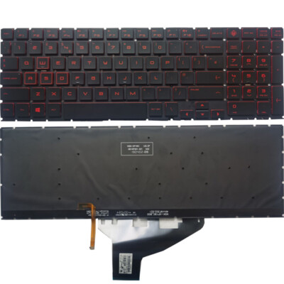 keyboard UK RED For HP omen 15-DC TPN-Q211 15-dc000 15t-dc000 15-dc0010nr