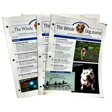 Whole Dog Journal Guide To Dog Care Training 2011 Lot 4 Issues