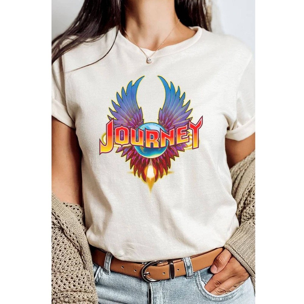 Vintage Journey Band T-Shirt Gift for Rock Fans and Music Lovers