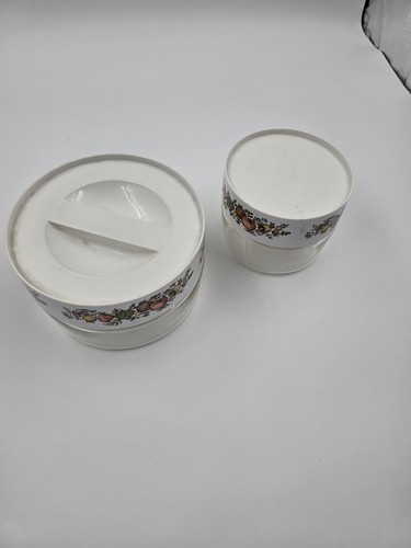 Pyrex See and Store Spice of Life Glass Food Storage Container Jars Set of 2 - Picture 9 of 13