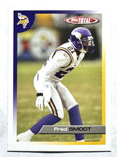 FRED SMOOT Minnesota Vikings 2005 Topps Total Football Card #279