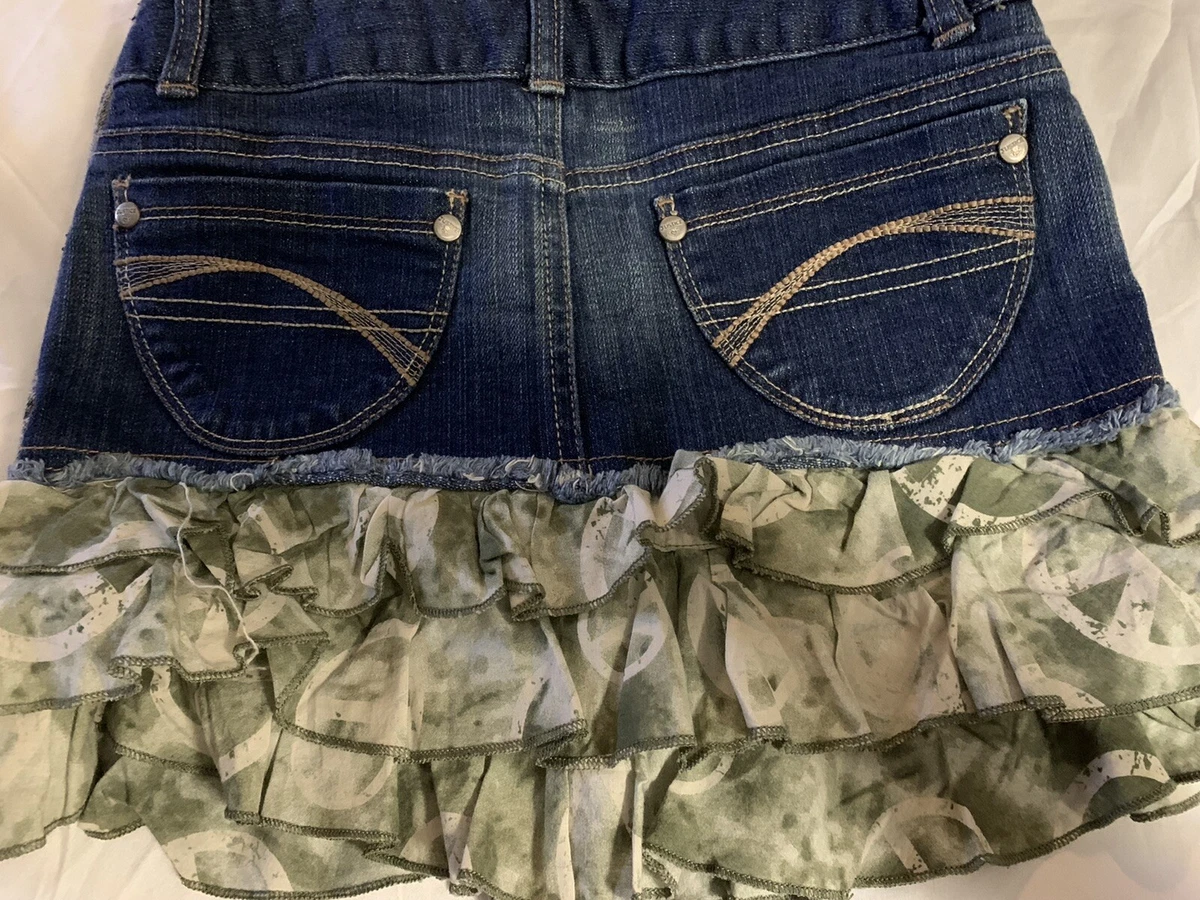 Justice denim skirt sales