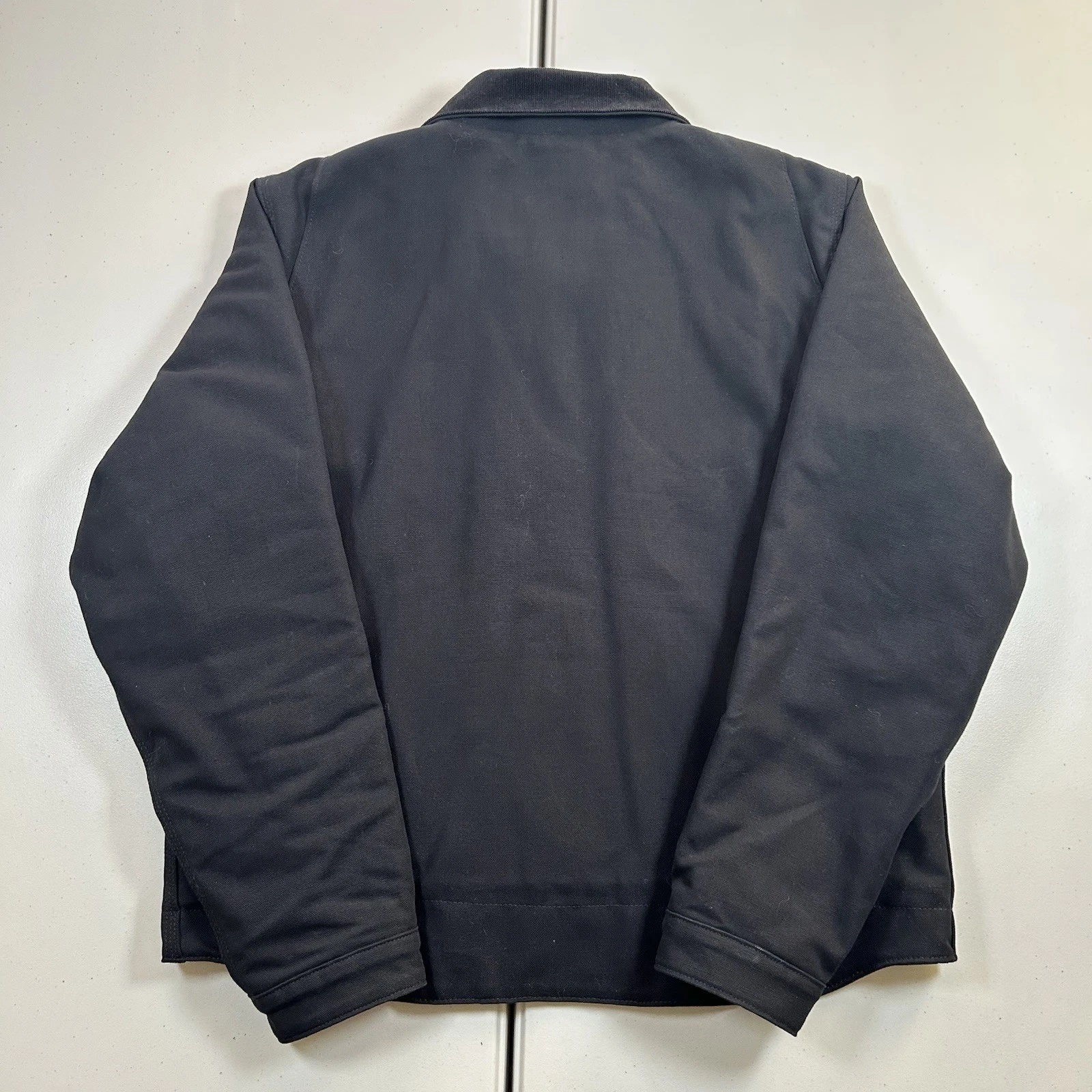 Carhartt Blanket Lined Detroit Jacket Black Relaxed Fit Work Wear Men's Large image 3