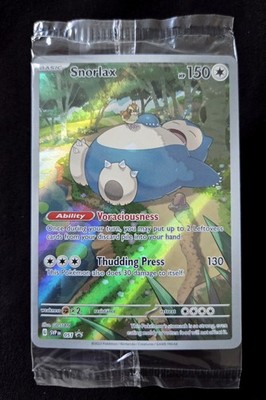 Pokemon TCG | Snorlax 051 SV: Scarlet & Violet 151 ETB Black Star Promo Sealed  