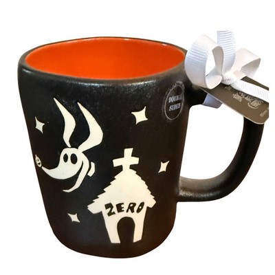 Rae Dunn Disney Nightmare Before Christmas Zero Good Boy Dog Mug Halloween NWT