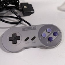 OEM SNES Super Nintendo Original Controller SNS-005 Cleaned Tested Authentic