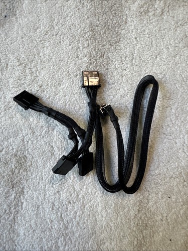 EVGA 6-pin to 4x 4-Pin Perif/Molex Connectors Single Cable - Picture 5 of 6