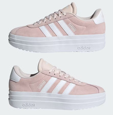 adidas VL Court Bold Women  s Sneakers Platform Casual Lifestyle Shoe  Pink  10