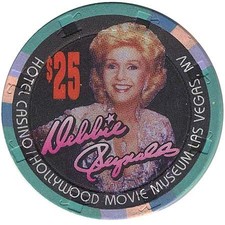 Debbie Reynolds Casino Las Vegas Nevada $25 Chip 1994