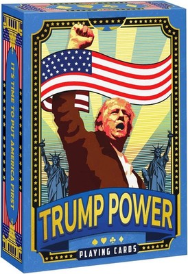 HAAKUN-TRUMP POWER- Playing Cards- 1 Deck-NEW, SEALED