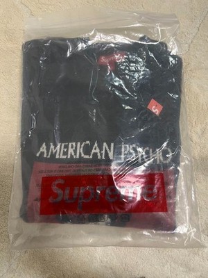 SUPREME 23AW American Psycho Knit Sweater Graphic Jacquard Crew