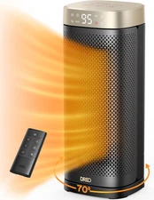 Space Heaters for Indoor Use Large Room, 70 ° Oscillation, Fast Heating Ceramic 