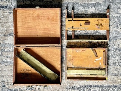 Rare Open Box M Pochade Handmade Artist Paint Box For Plein Air No Longer Made!!