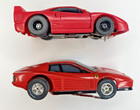 Ferrari Testarossa F-40 ho Scale Slot Cars Red Autoworld AFX Tyco 1:64 Scale  — photo 9