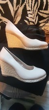 Dune Nude Wedge Shoes Size 5 Excellent Condition