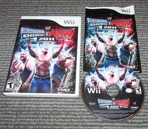 WWE SmackDown vs. Raw 2011 for Nintendo Wii Complete Fast Shipping