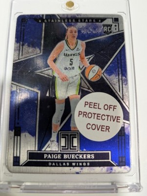 Paige Bueckers SP#/49 STAINLESS STEEL PANINI IMPECCABLE ROOKIE! GREAT INVESTMENT